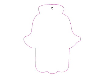 Car air freshener mixed shape customized, dimensions: H: 78.133mm, L: 95.054mm.